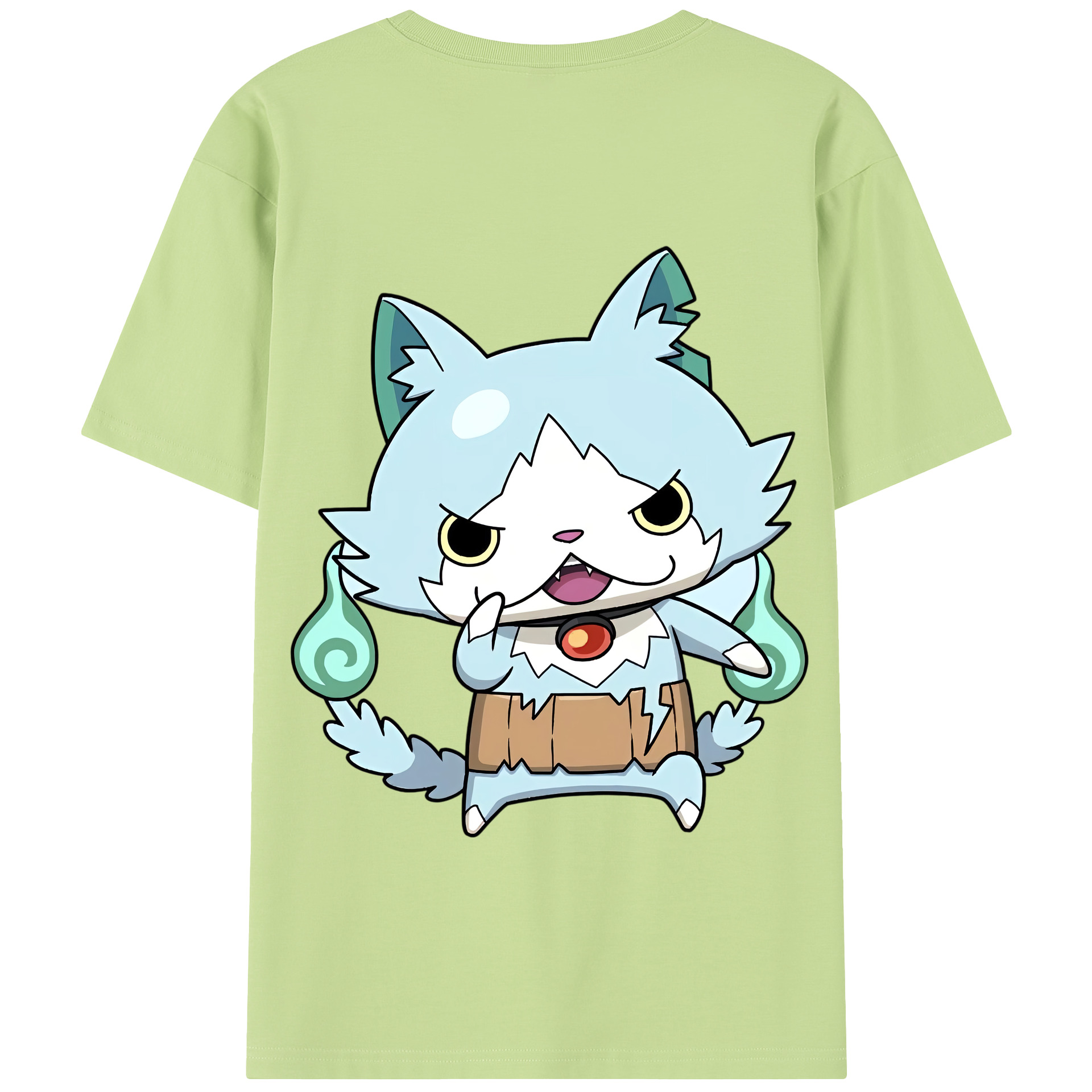 （画像用） 妖怪ウォッチ Yo-kai Watch 綿100％半袖Tシャツ（背面プリント）